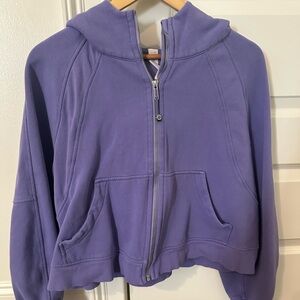 Lululemon Athletica Lavender Zip-Up Hoodie. Women’s  XL/XXL. Purple scuba beauty